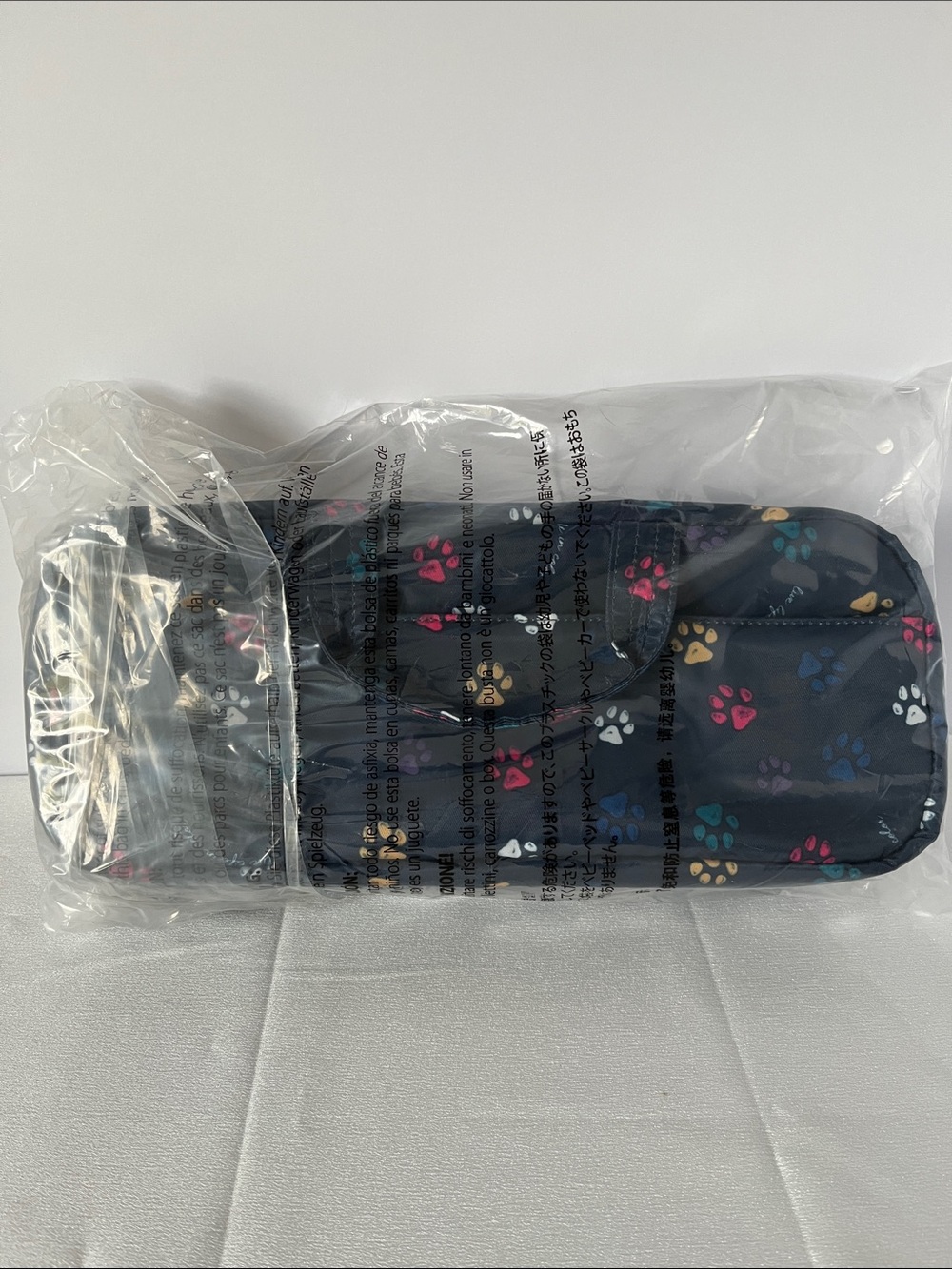 LUG - Flatbed Slim Cosmetic Case in Paws Navy - Picture 2 of 10